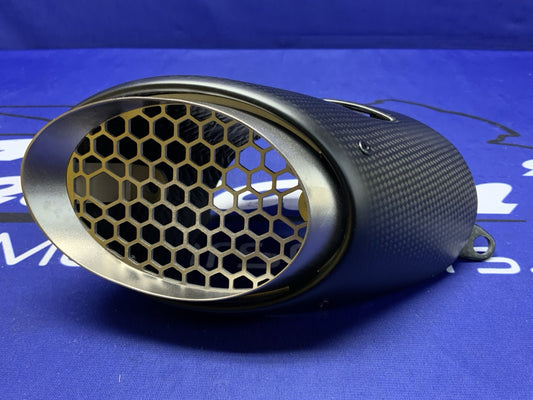 Ducati Exhaust Carbon End Tip Panigale V2/Bayliss 2020-2024 OEM 46017131BA-3