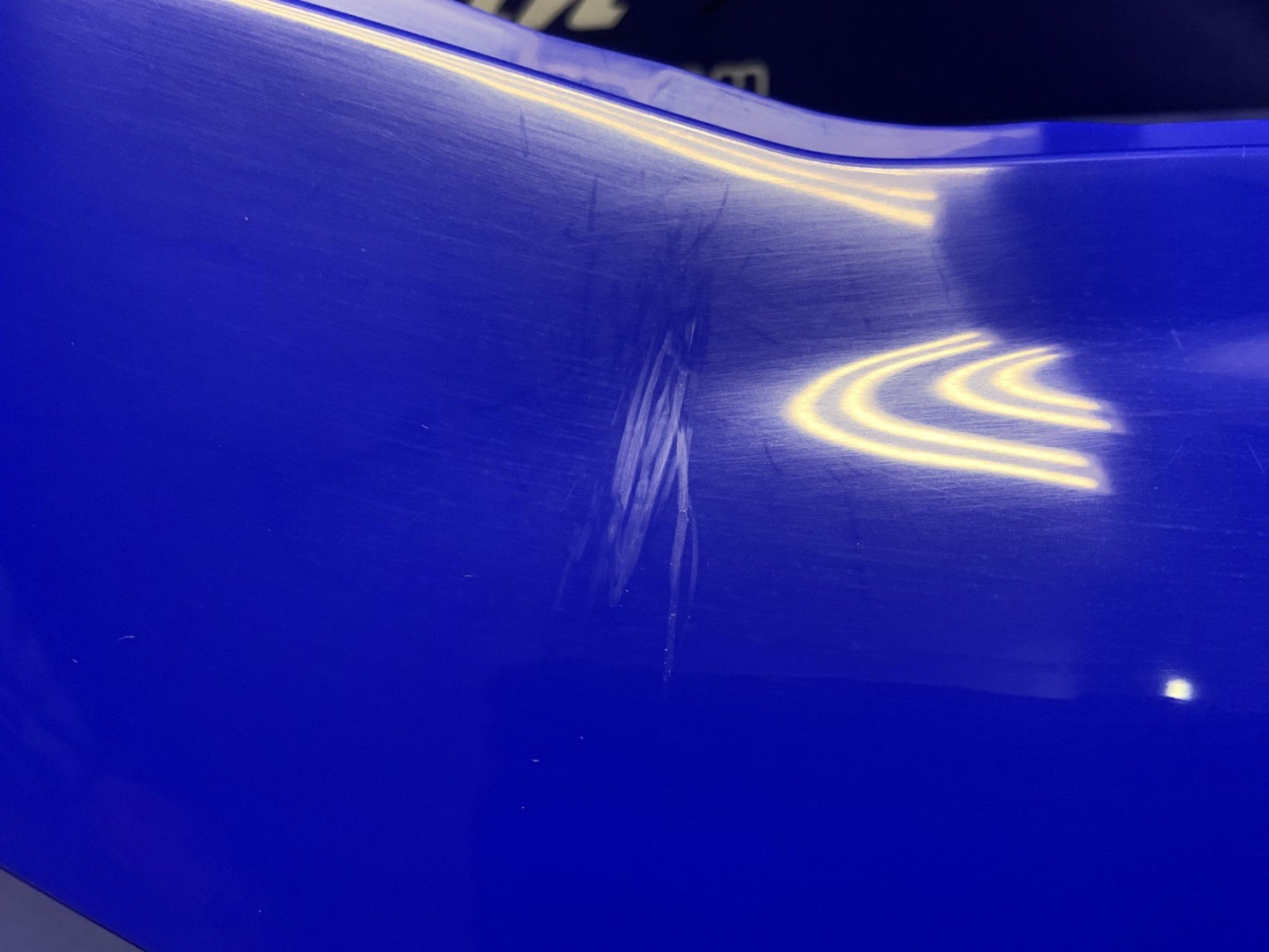 Yamaha Rear Cover Blue TT-R90 2000-2003 OEM 5HN-21711-00-00