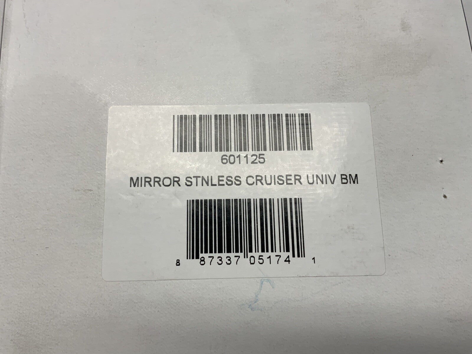 BikeMaster Universal Cruiser Mirror 10mm - Each - Stainless - 601125