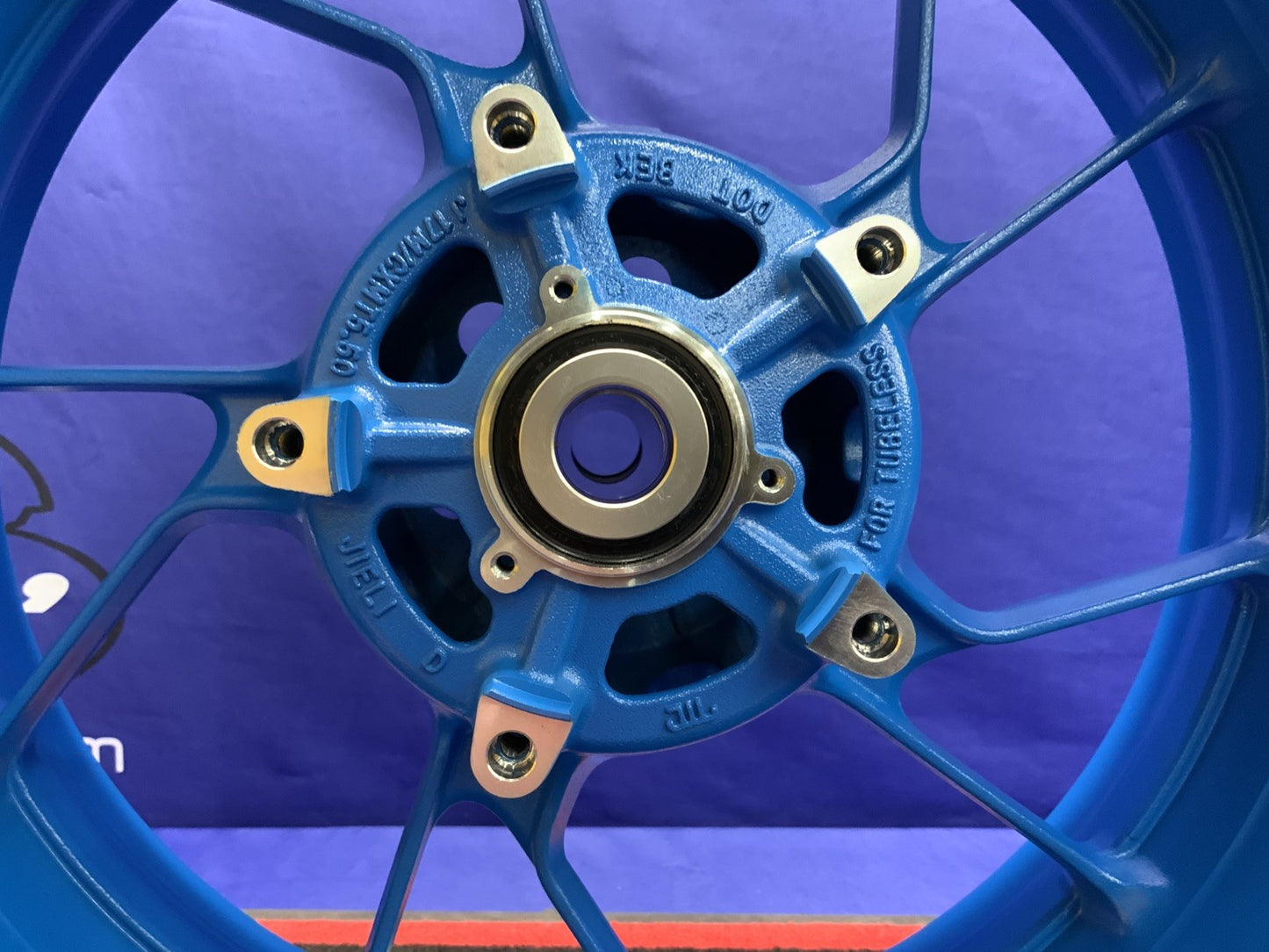 Suzuki Rear Wheel (Blue) GSX-8R 2024-2026 OEM 64111-25L00-QZB