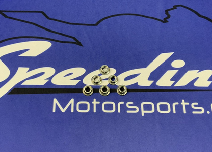 Ducati Rear Wheel Sprocket Nut Kit (6) M10X1 Panigale V2 2020-2024 OEM 74810461A