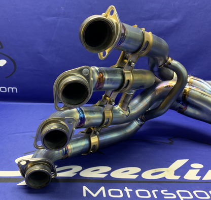 Kawasaki Exhaust Manifold (Titanium) ZX-10R/RR 2021-2025 OEM 39178-0390