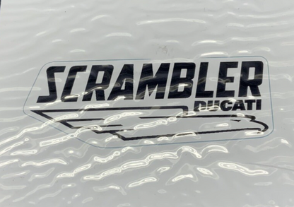 Ducati "Lifestyle Logo" Scrambler Stickers OEM 987691868