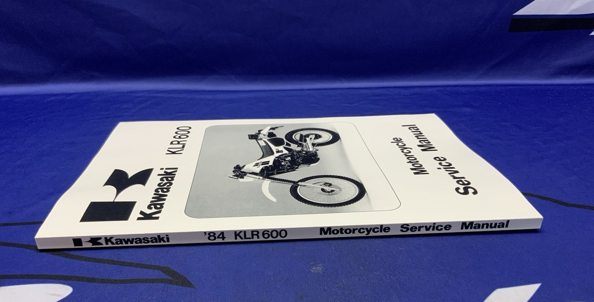 Kawasaki KLR600 Service Manual 1984 OEM 99924-1050-01