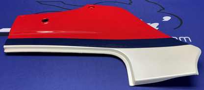 Kawasaki Left Side Cover (Red, White & Blue) Ninja 600 85-86 OEM 36002-5195-P9