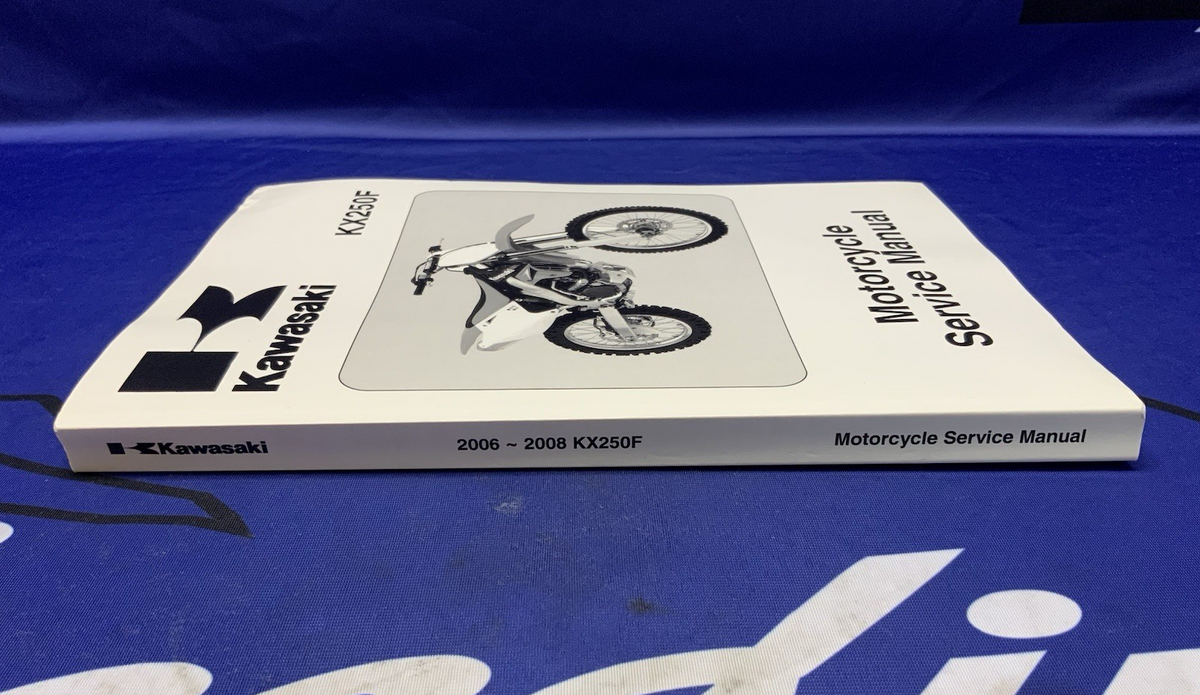 Kawasaki KX250F Service Manual 2006-2008 OEM 99924-1354-04