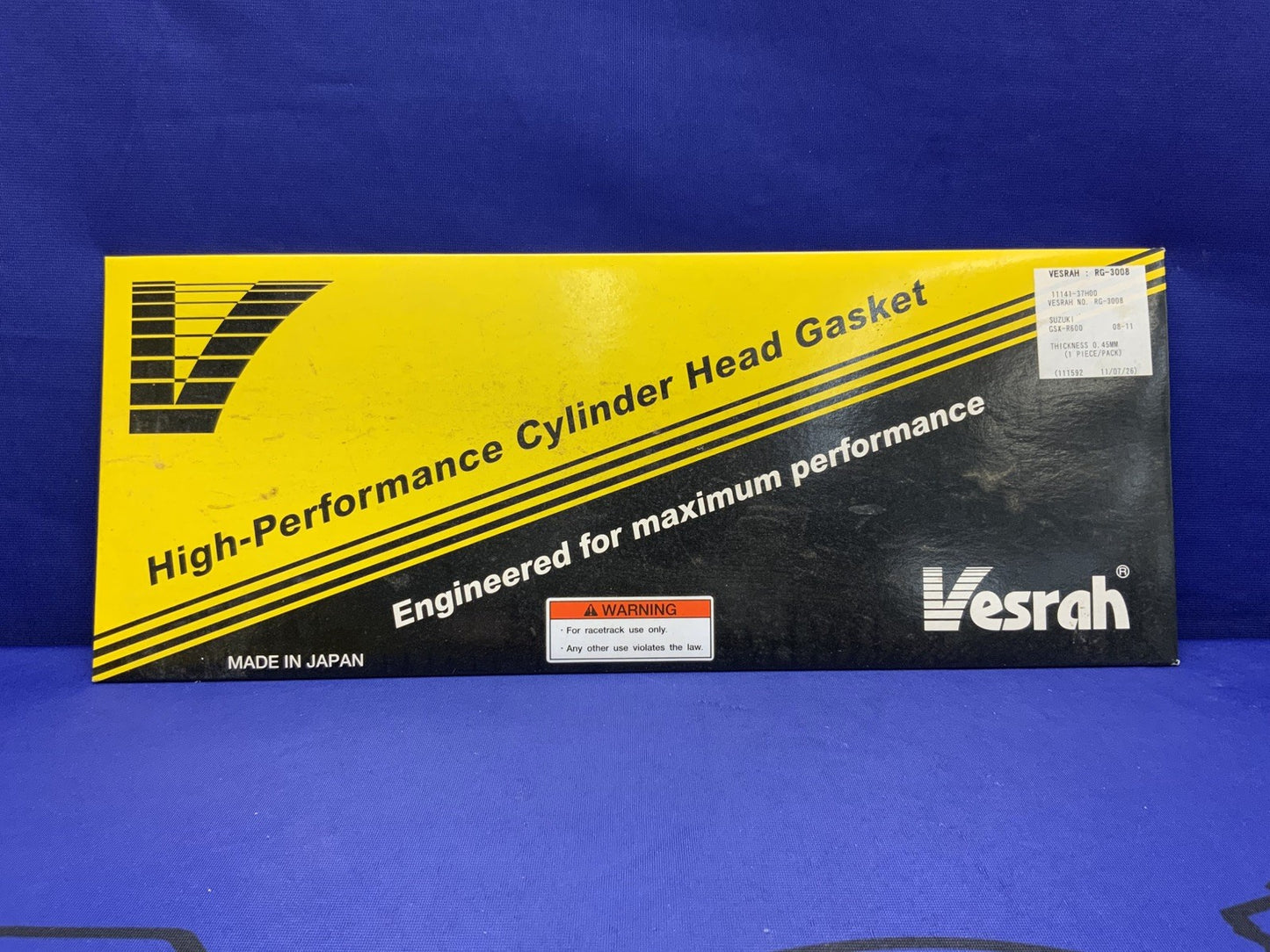 Vesrah Cylinder Head Gasket 0.45mm Suzuki GSX-R600 2008-2017 RG-3008