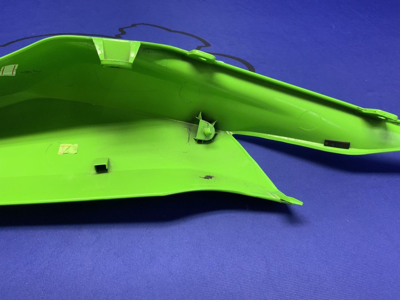 Kawasaki Right Tail Cover (Lime Green) Ninja ZX-4RR 2023-2026 OEM 36041-0055-777