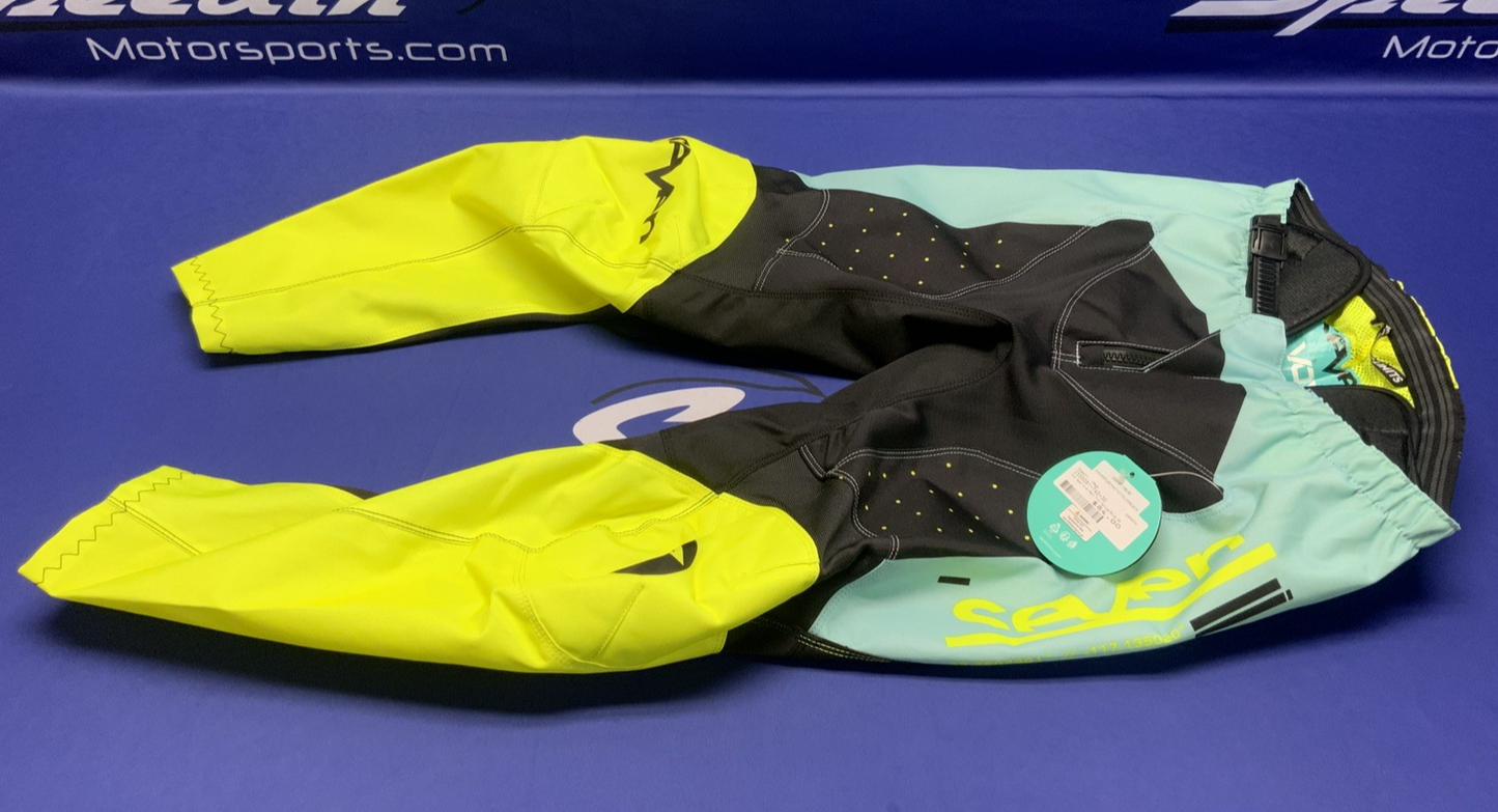 Seven Vox Aperture Pants Flo Yellow/ Blue (Size 30) 2330081-740-30