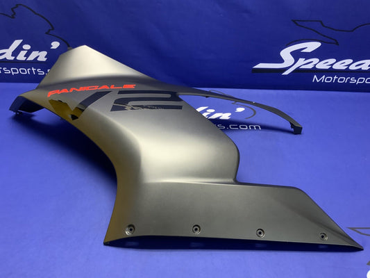 Ducati Left Upper Fairing (Thrilling Black) Panigale V2 2020-2025 OEM 4801A871AS