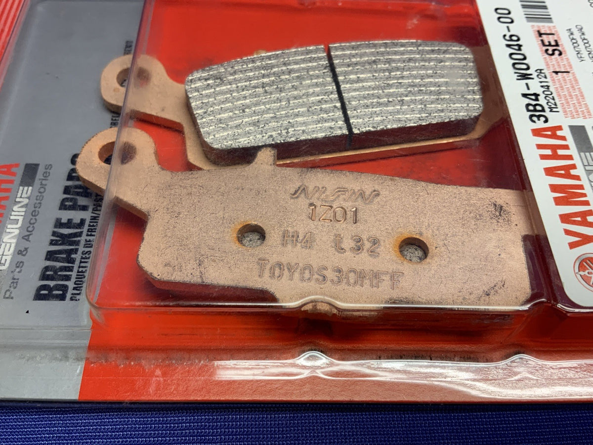 Yamaha Rear Left Brake Pad Kit Grizzly 700 2007-2019 OEM 3B4-W0046-00-00