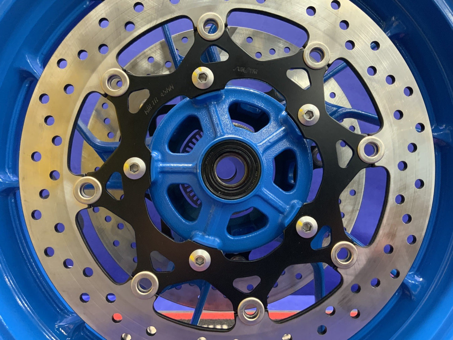Suzuki Front Wheel W/ Rotors (Blue) GSX-8R 2024-2026 OEM 54111-25L00-QZB-1