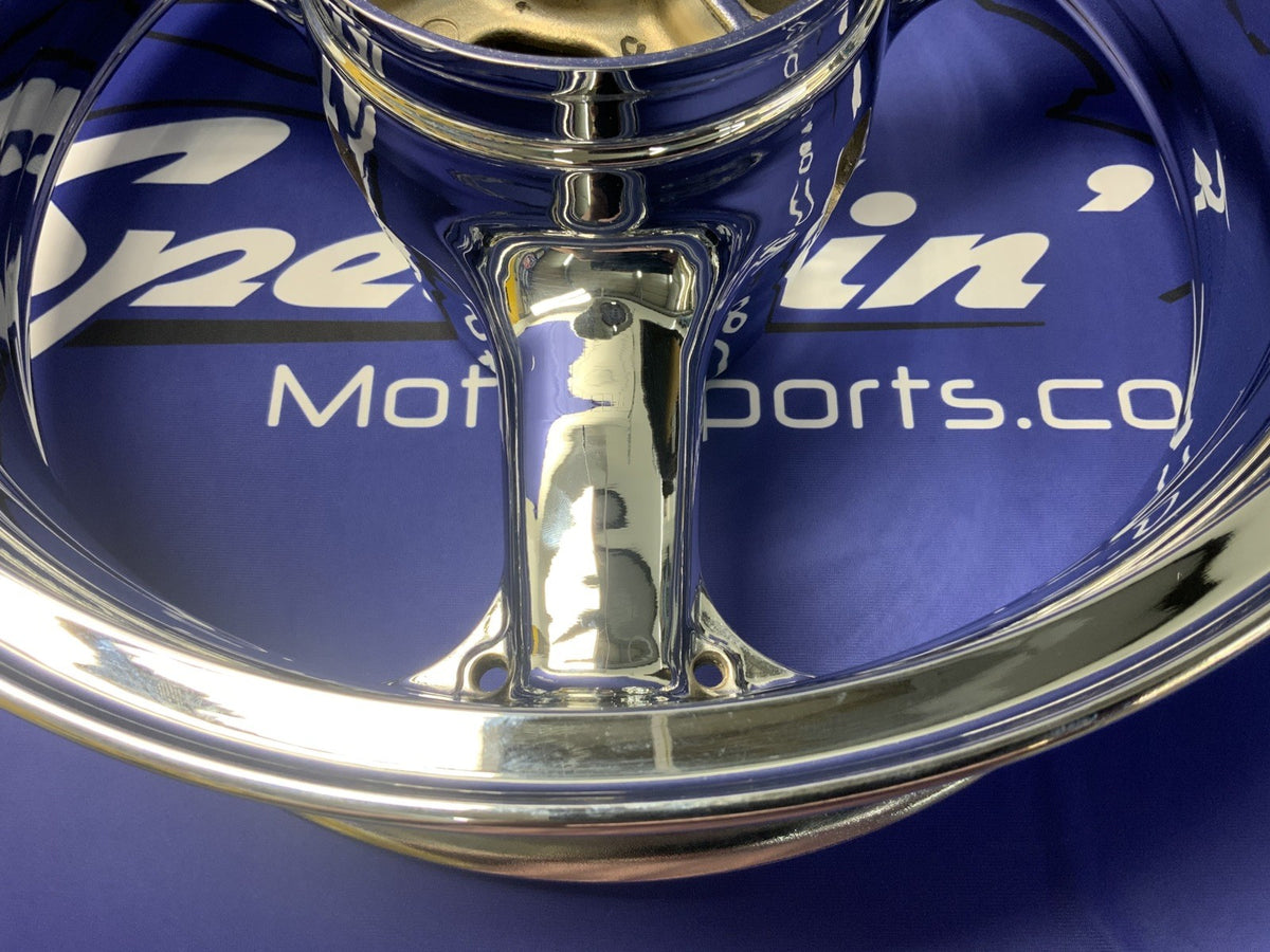 Kawasaki Front & Rear Wheel (Chrome) ZX-6R/636 2003-2004 OEM 41073-0112-R2