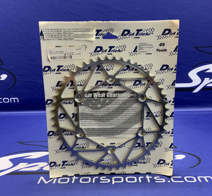 Dirt Tricks Rear Sprocket (Chrome) 49T  Sherco 5.1i 2007-2008 HV 49