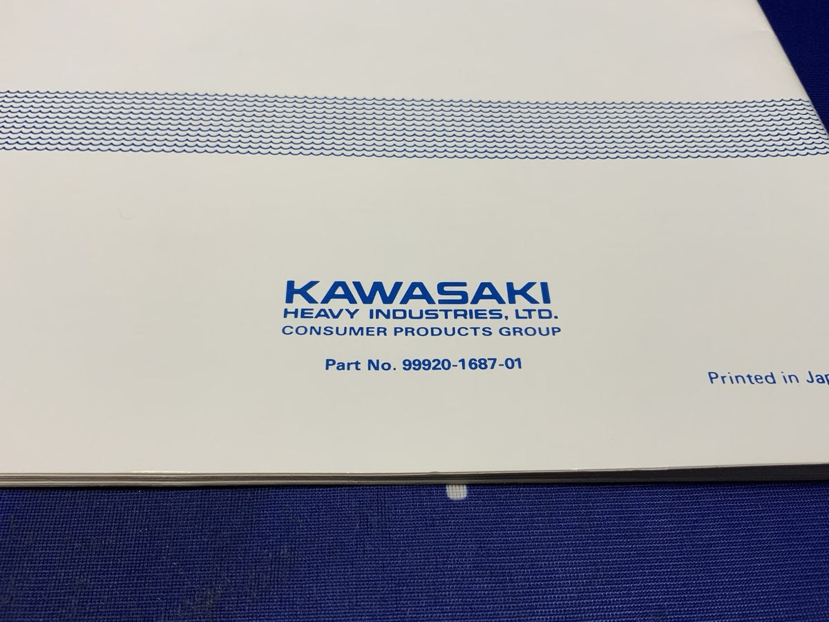 Kawasaki Jet Ski 900ZXI Owners Manual 1995 OEM 99920-1687-01