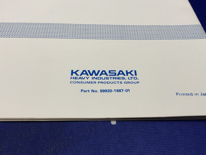 Kawasaki Jet Ski 900ZXI Owners Manual 1995 OEM 99920-1687-01