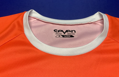 Seven Vox Aperture Jersey White/ Orange (Medium) 2250081-180-M
