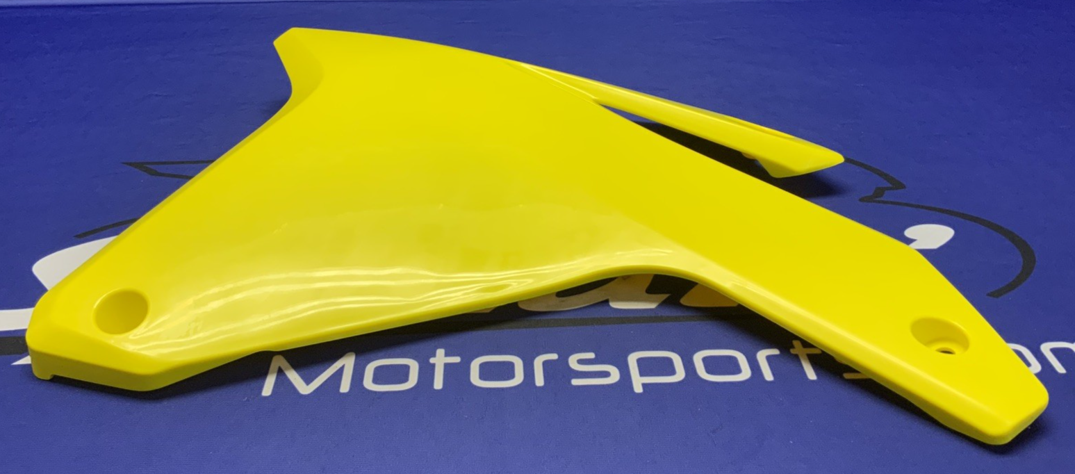 Suzuki Left Radiator Shroud (Yellow) RM-Z450 2005-2006 OEM 17762-35G00-YU1