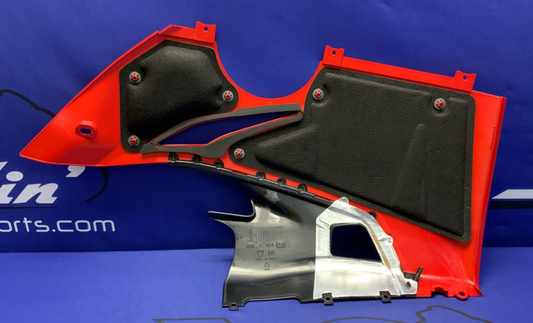 Ducati Left Lower Fairing (Anniversary Red) Panigale V4 2021 OEM 48019275BA-1