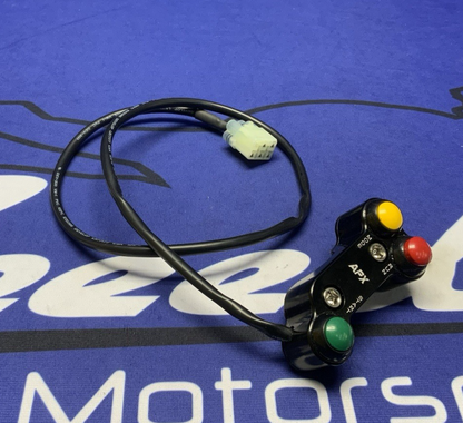 APX Racing Button Switch Bank Panigale 129 15-18 DUP12L5ME+