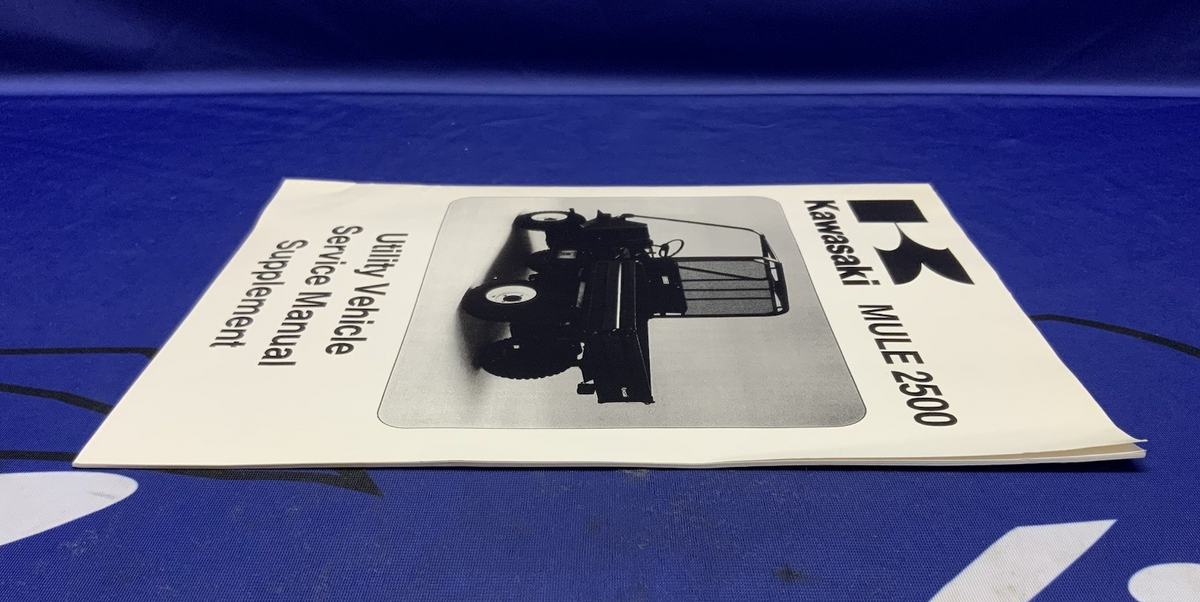 Kawasaki Mule 2500 Service Manual 1994-1999 OEM 99924-1169-51