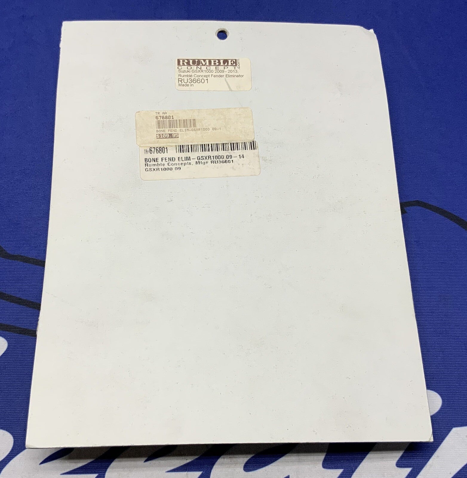 Rumble Concepts Fender Eliminator Kit Suzuki GSXR 1000 2009-2016 RU36601