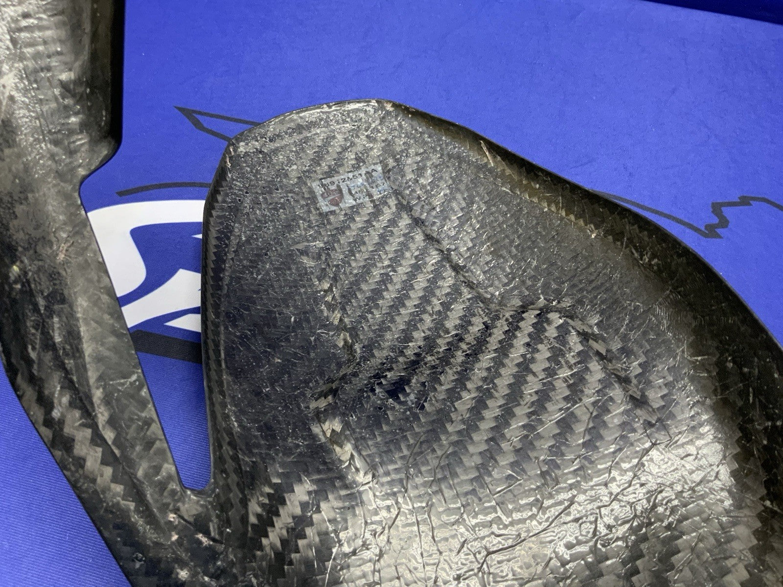 Ducati Rear Mudguard Carbon Fiber Panigale V4 2021-2025 OEM 96912551AA