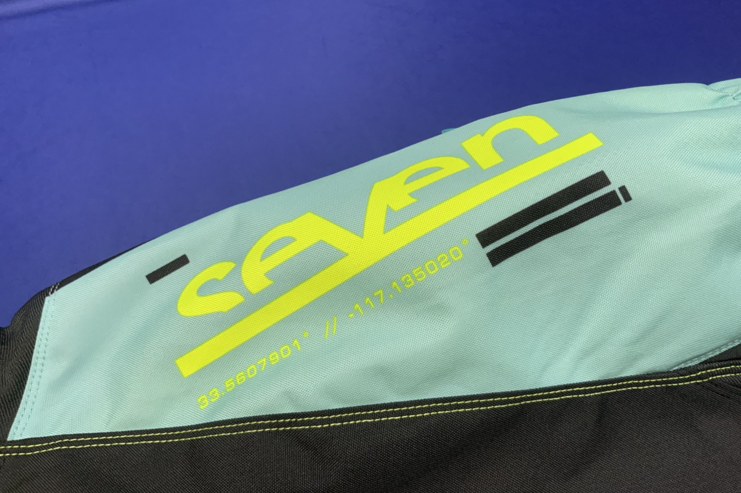 Seven Vox Aperture Pants Flo Yellow/ Blue (Size 30) 2330081-740-30