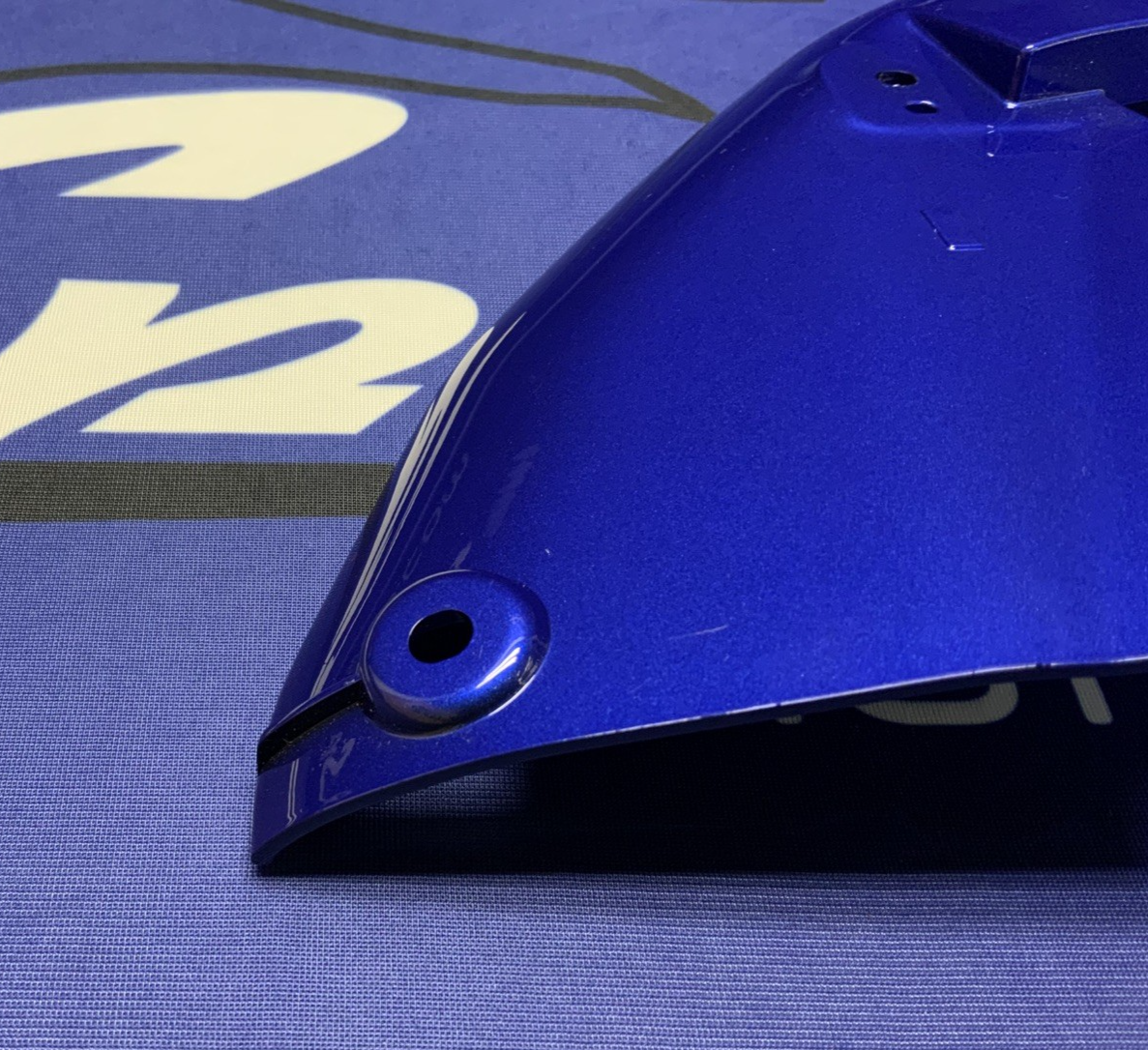 Yamaha Front Plate Cover Fairing (Blue) YZF-R7 2022-2025 OEM BEB-28361-00-P0