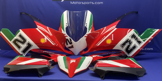 Ducati Troy Bayliss Edition Body Work Set (Ducati Red) Panigale V2 2022-2025 OEM