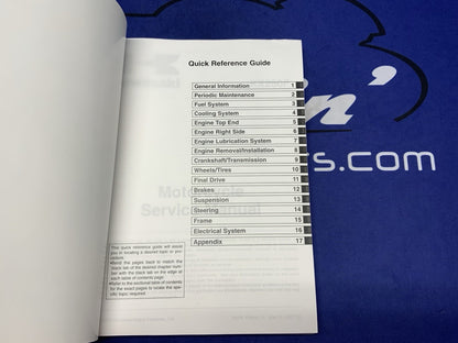 Kawasaki KX250F Service Manual 2006-2008 OEM 99924-1354-04