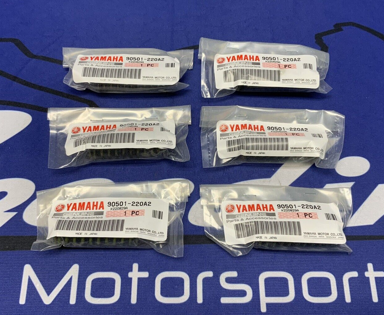 Yamaha Clutch Compression Spring (6 Pack) YZF-R6 2006-2020 OEM 90501-220A2-00