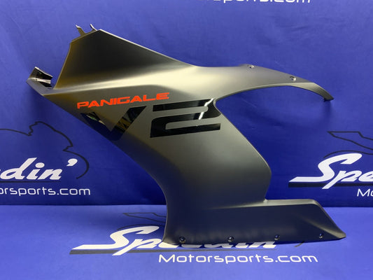 Ducati Left Upper Fairing (Thrilling Black) Panigale V2 2020-2025 OEM 4801A871AS