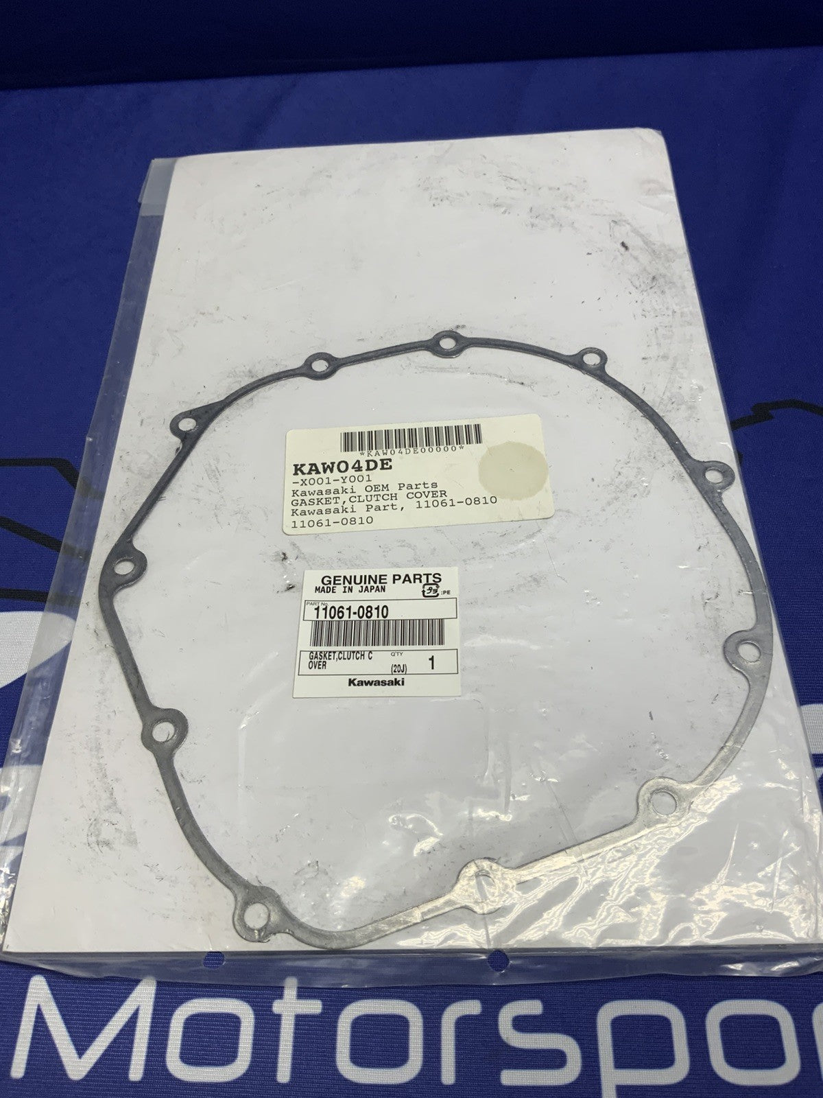 Kawasaki Clutch Cover Gasket ZX-14 06-26 OEM 11061-0810