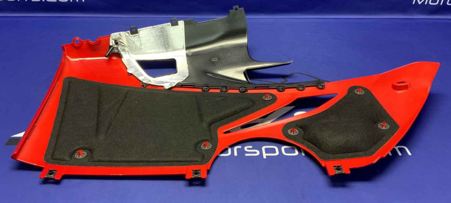 Ducati Left Lower Fairing (Red) Panigale V4 2020 OEM 48019275BT