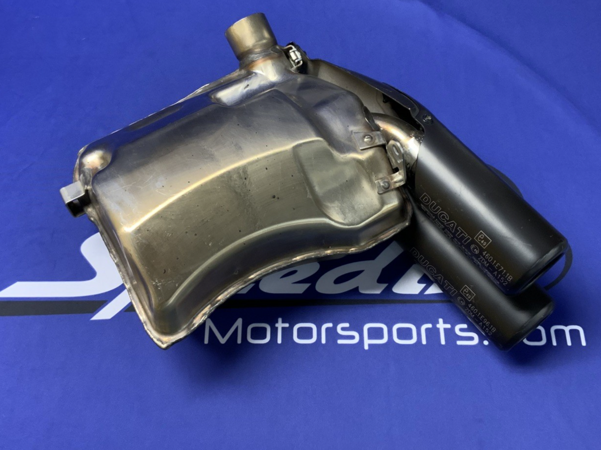 Ducati Catalytic Converter W/ Mufflers Desert Sled 2017-2023 OEM 57314331A