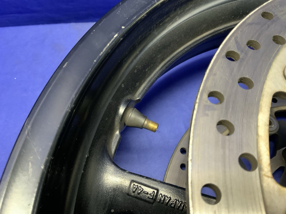 Yamaha Front Cast Wheel (Black) W/ Rotor YZF-R1 2012-2014 OEM 1KB-25168-00-2X