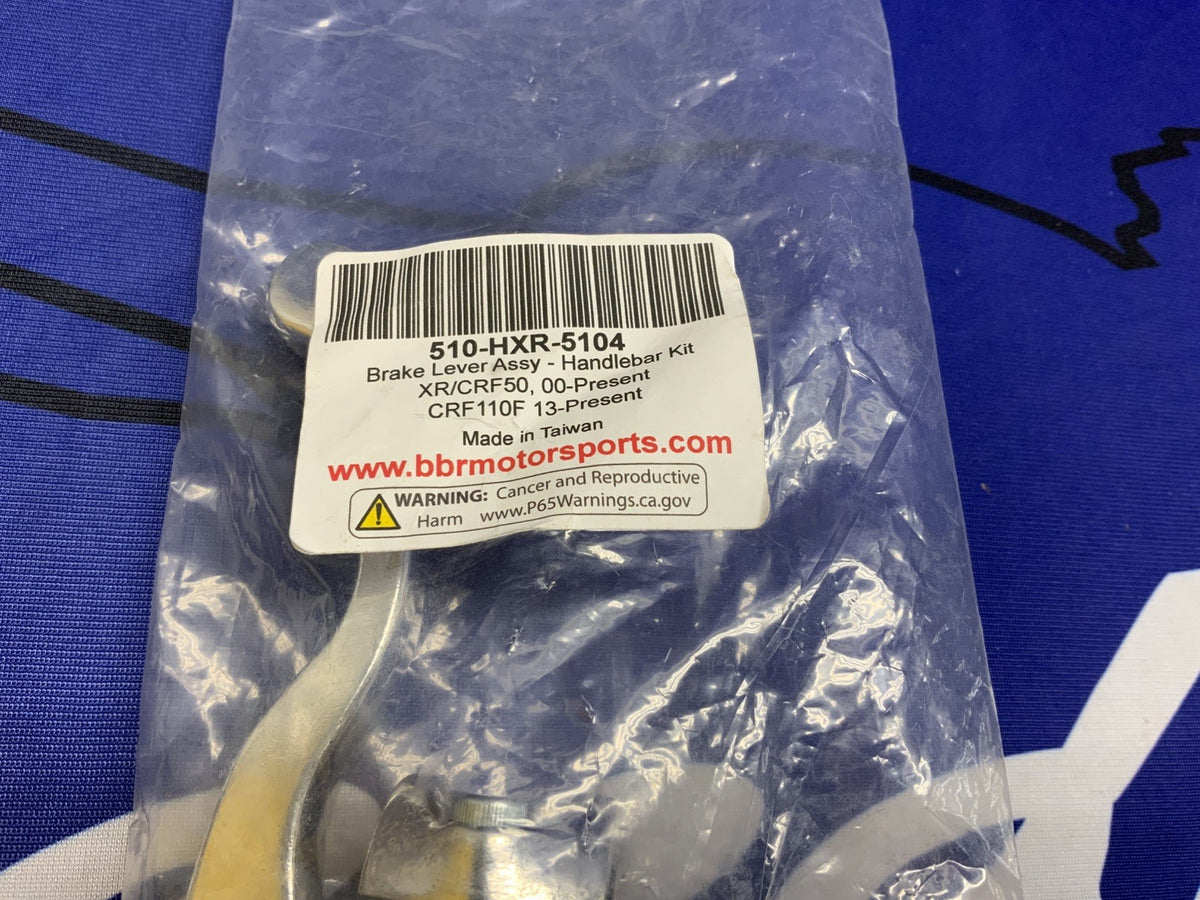 BBR Motorsports Front Brake Lever Assembly Honda XR50R 2000-2003 510-HXR-5104