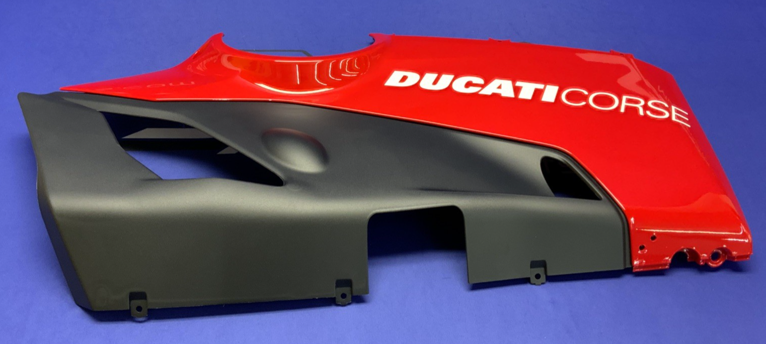 Ducati Lower Fairing Kit (Akrapovic Exhaust) Panigale V4 18-21 OEM 97180653AB-1