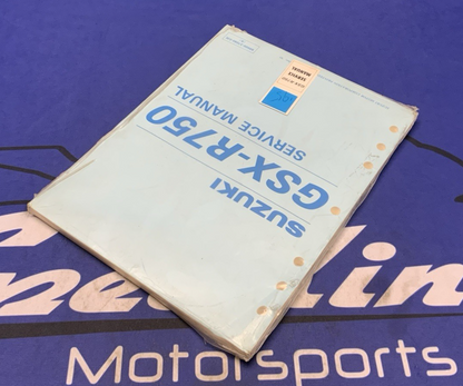 Suzuki GSX-R750 Service Manual 1995-1999 OEM 99500-3708-03E