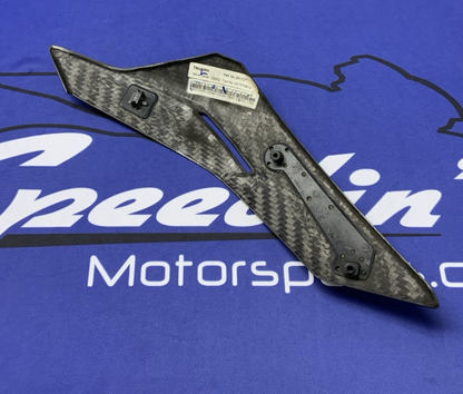 Triumph Left Belly Pan Carbon Fiber Street Triple R/RS/Moto 2 23-25 OEM T2317077