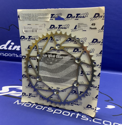 Dirt Tricks Rear Sprocket (Chrome) 49T  Sherco 5.1i 2007-2008 HV 49