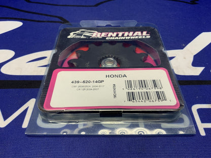 Renthal Front Sprocket Honda CRF250R/X 2004-2017 439-520-14GP