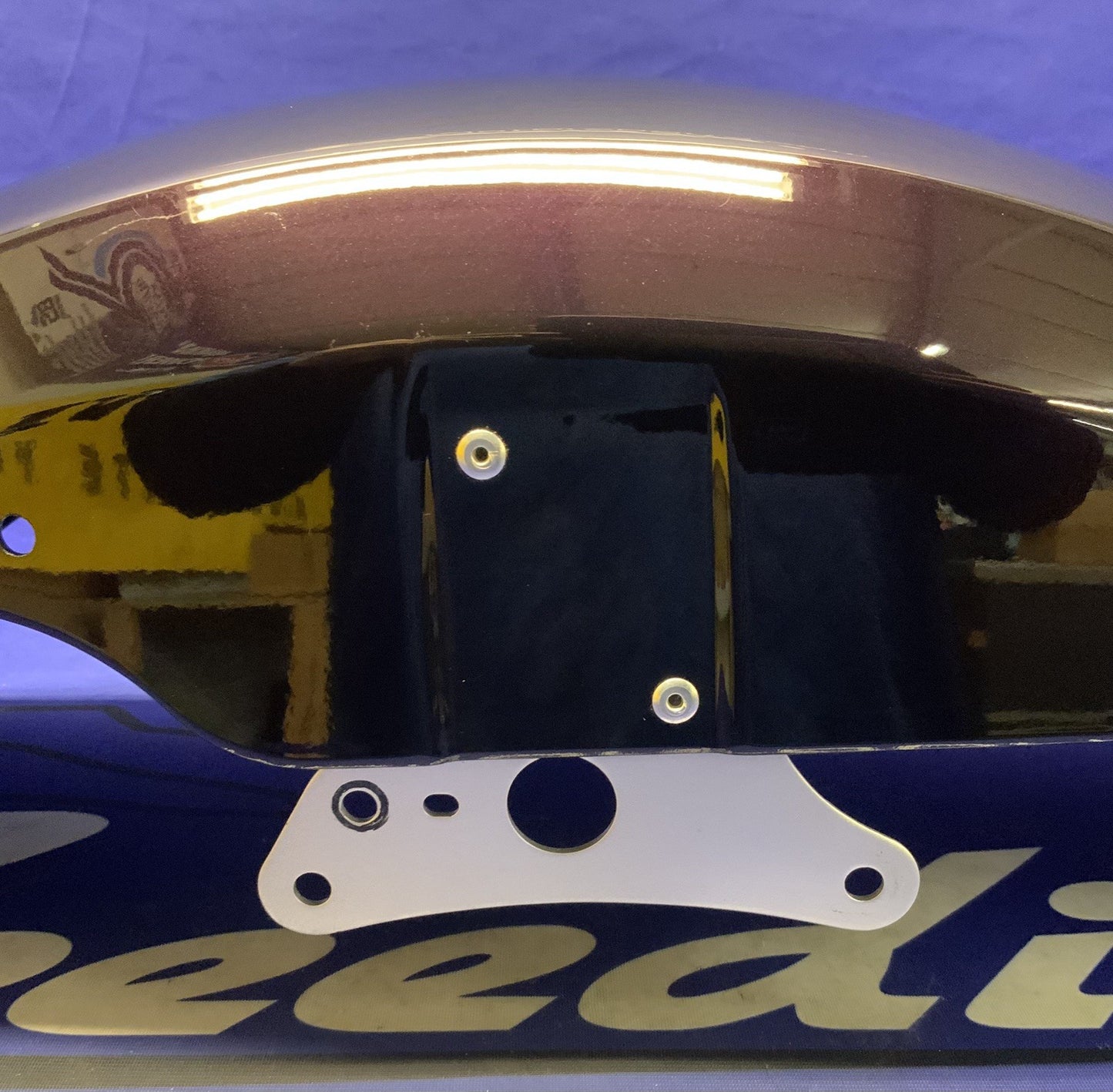 Kawasaki Front Fender Assembly Purple Vulcan 1500 2003 OEM 35040-1053-3F