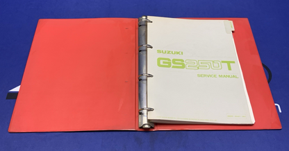 Suzuki GS250T Service Manual 1980-1985 OEM 99000-85551-0E3