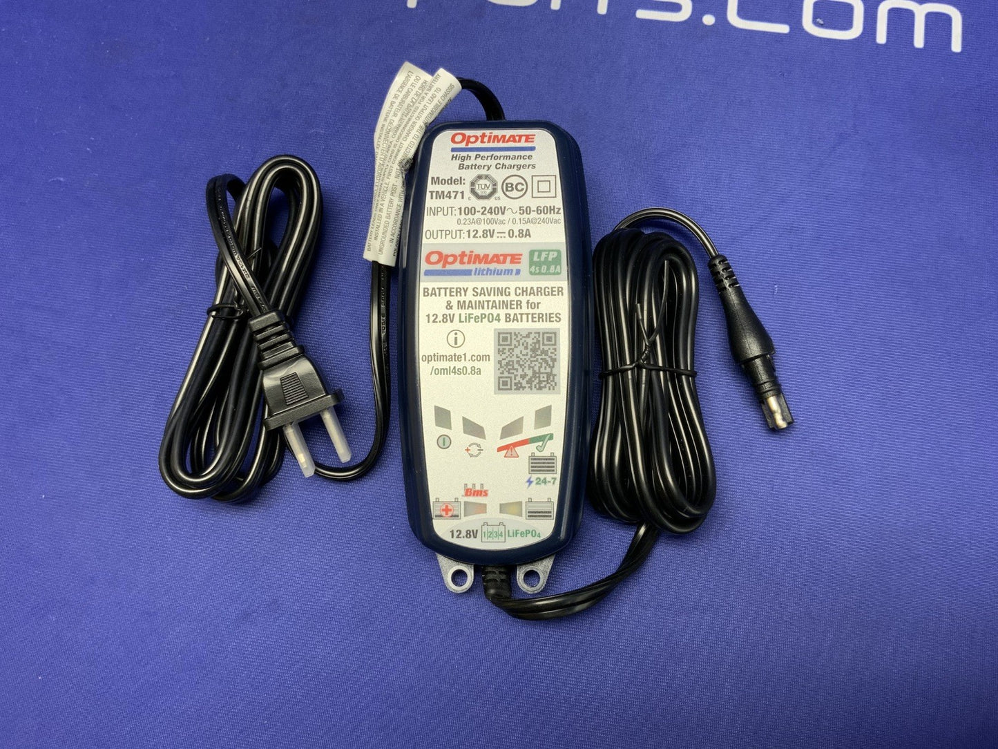 Optimate .8A Lithium Battery Charger C57001-471