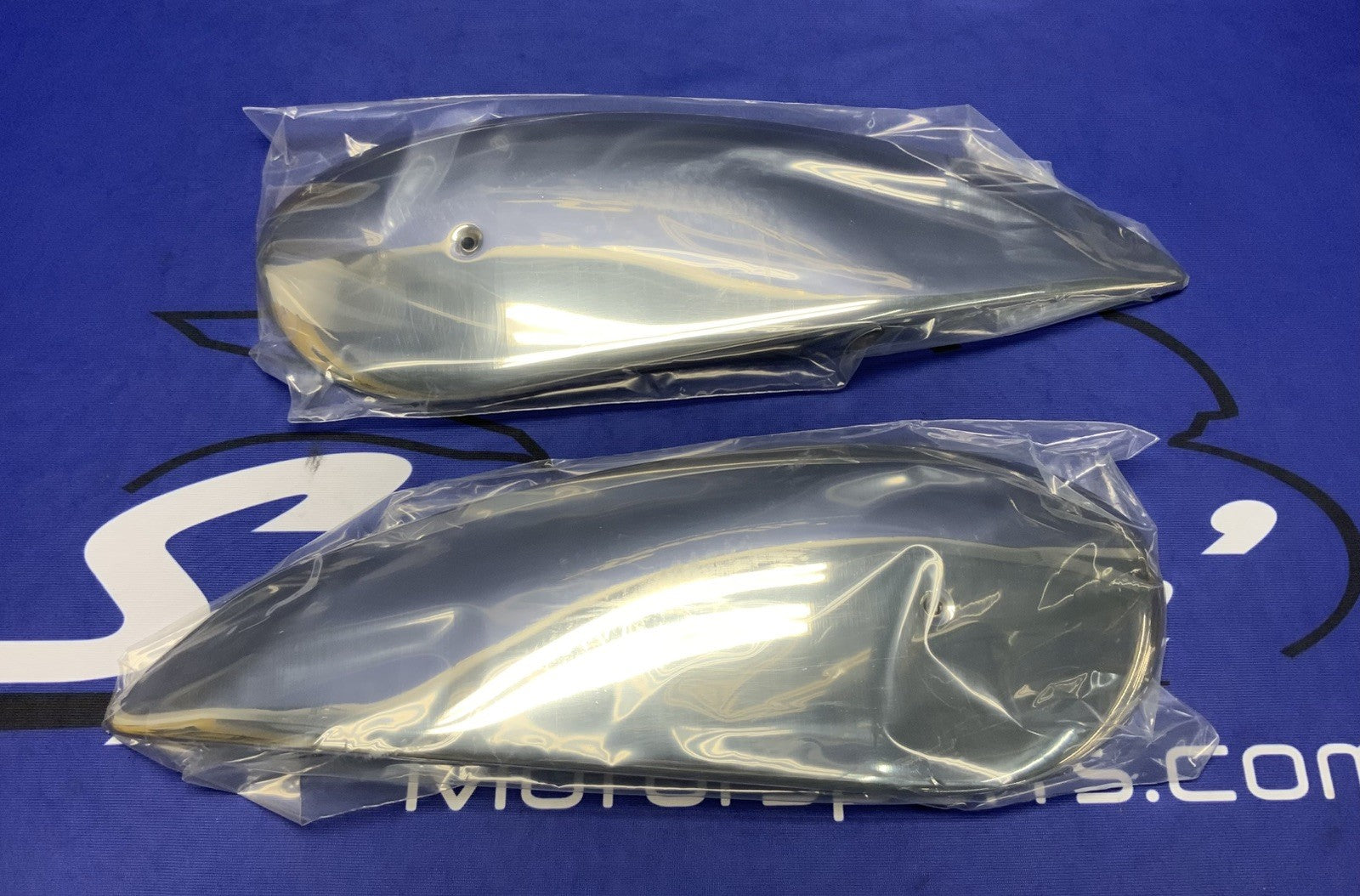 Ducati Tank Cover Set Chrome Scrambler 2017-2021 OEM 97380251A