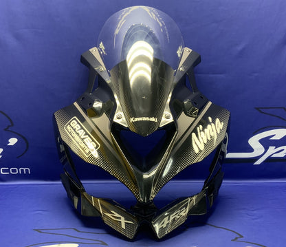 Graves Motorsports Body Work Set (Black) ZX-4R/RR 2023-2026 OEM 51094-5203-660