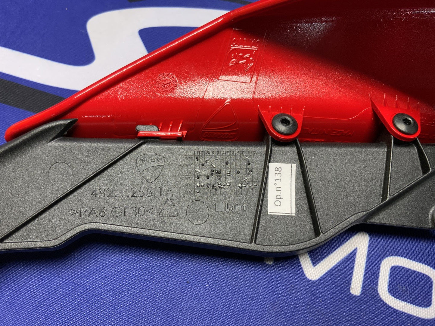 Ducati Rear Tail Fairing Assembly Red Panigale V2 2020-2025 OEM 48222551A-1