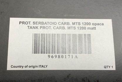 Ducati Performance Fuel Tank Guard Monster 696 2009-2013 OEM 96980171A